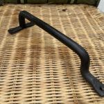 Barn door steel handle