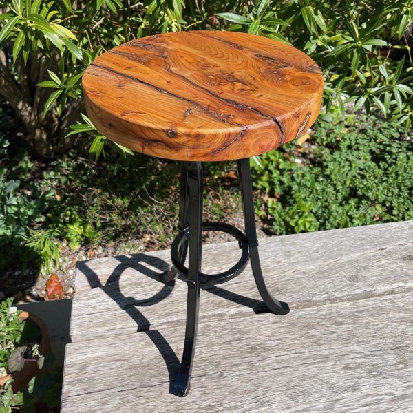 Yew wood stool 1