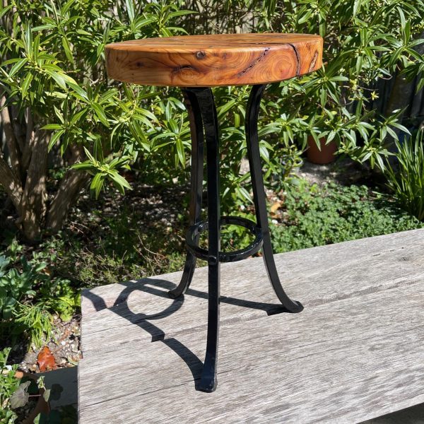 Yew wood stool 2