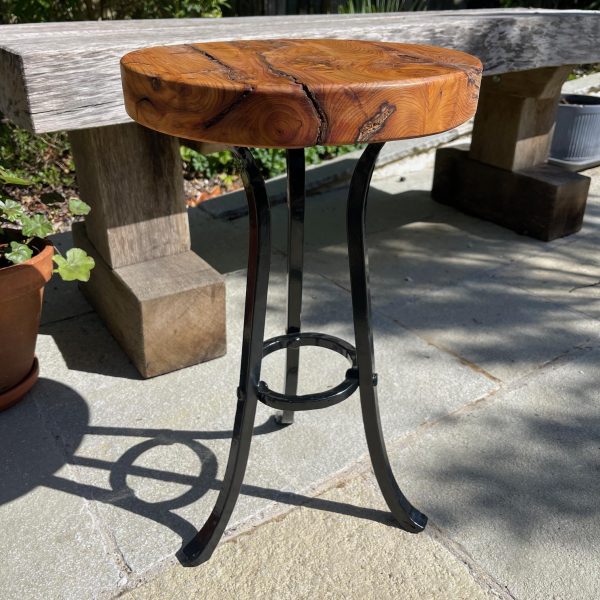 Yew wood stool 3